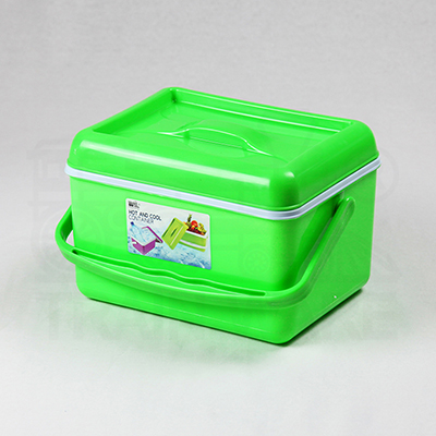 Wholesale green plastic 5.5-liter rectangular ice bucket in Thailand